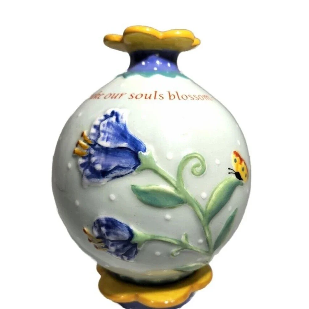 Gardeners Flower Vase Friend Sentiment Artist Nancy Tellaferro Faulkner Spring